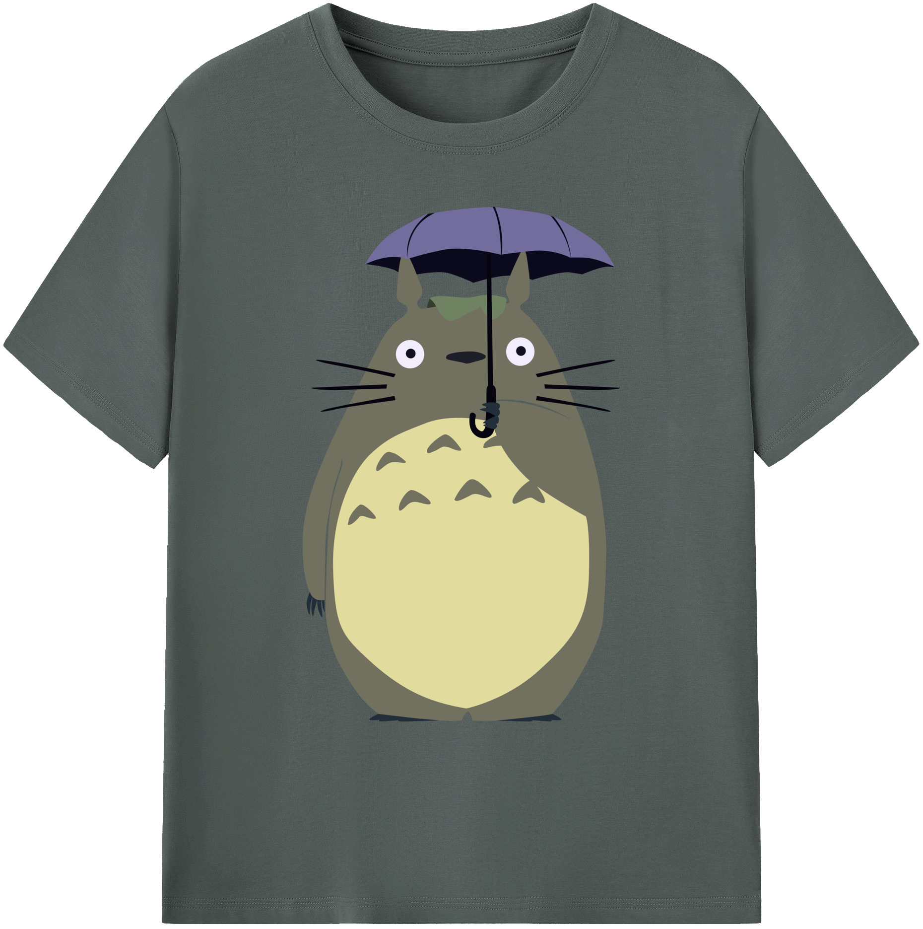 （画像用） となりのトトロ 草壁メイ 草壁サツキ My Neighbor Totoro Satsuki Kusakabe Mei Kusakabe 綿100％ メンズ半袖Tシャツ｜肌触りやわらか＆通気性